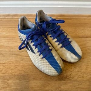 adidas Kids cleats in Blue and Cream girls boys unisex soccer football size 3